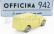 Officina-942 Fiat 500c Van Furgoncino 1949 1:76 Žlutá