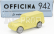 Officina-942 Fiat 500c Van Furgoncino 1949 1:76 Žlutá