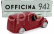 Officina-942 Fiat 508 C/1100 Van Furgone Viberti Regie Poste 1938 1:76 Red