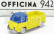 Officina-942 Fiat 600m Camioncino Coriasco 1956 1:76 Žlutá Modrá