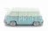 Officina-942 Fiat 600m Van Furgoncino Coriasco 1956 1:76 Světle Modrá Zelená