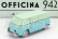 Officina-942 Fiat 600m Van Furgoncino Coriasco 1956 1:76 Světle Modrá Zelená