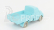 Officina-942 Fiat 615 Autocarro - Truck - 1952 1:76 Světle Modrá