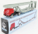 Officina-942 Fiat 682 T2 Truck Bisarca Car Transporter 1955 1:76 Červená Stříbrná