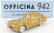 Officina-942 Fiat 8v 1-series 1952 1:76 Gold