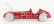 Officina-942 Maserati F1  4clt/48 N 0 Team Scuderia Maserati 1948 1:76 Red