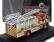 Oxford-models Volvo Fl Tanker Truck Fire Engine 2018 1:76 Červená Žlutá Stříbrná