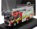Oxford-models Volvo Fl Tanker Truck Fire Engine 2018 1:76 Červená Žlutá Stříbrná