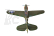 RC letadlo P-40N Warhawk 2,03m (Zatahovací podvozek) Parrothead