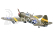 RC letadlo P-47 Thunderbolt Wicked rabbit 2,05m (Zatahovací podvozek)