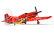 RC letadlo P-51 Dago Red 1100mm ARF