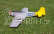 P-51 Mustang EPP bílý kategorie EPA rozp.840mm (Šplích.)