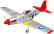 RC letadlo P-51D Mustang 20cc 1.7m ARF, červená