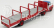 Perfex Unic Izoard Truck Semi-remorque 1958 - Sabine Rancy Cirque - Circus 1:43 Bílá Červená Modrá