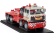 Perfex Willeme Tg250 Truck Garage De L'autoroute Transport 4-assi 1962 1:43 Světle Šedá Červená