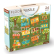 Petit Collage Podlahové puzzle počítání s vláčkem