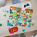 Petit Collage Puzzle knihovna 100 ks s 3D brýlemi