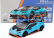 Pop-race-limited Lamborghini Huracan Sto Lp640-2 2021 1:64 Světle Modrá Oranžová