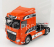 Premium classixxs DAF Xf Space Cab Tractor Truck 2-assi 2016 1:18 Oranžové Stříbro