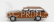 Premium classixxs Opel Rekord D Caravan 1981 1:87 Brown Met