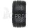 Pro-Line kolo 1:18, pneu Prism Carpet zadní, disk H8 bílý (2) (Losi Mini-B)