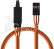 Prodlužovací kabel 75 cm JR s pojistkou (PVC) JR015 