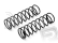 Pružiny tlumičů 13x57x1.4mm 9.5otáček (černé/2ks)