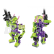 Qman Pioneer Police-Apocalypse 1802-1  Robot T-45 Sniper