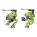 Qman Pioneer Police-Apocalypse 1802-3 Robot High-Power Battery