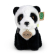 Rappa Plyšová panda sedící 18 cm ECO-FRIENDLY