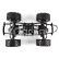 RC auto Crawler df-models, zelená + náhradní baterie