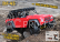 RC auto DF-4S crawler, červená