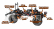 RC auto DF-4S Crawler XL 313mm Edition, oranžová