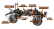 RC auto DF-4S Crawler XL 313mm Edition, červená