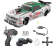 RC auto Drift Car s kouřem a LED, zelenobílá