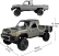RC auto Land Cruiser Toyota PRO, stříbrná