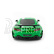 RC auto Mercedes-Benz AMG GT R PRO, zelená