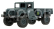 BAZAR - RC auto Military Truck, šedá