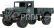 RC auto Military Truck, šedá