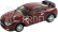 RC auto mini kovové - vínový Nissan