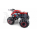 RC auto Monster Truck Crazy Hot Rod, červená
