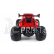RC auto Monster Truck Crazy Hot Rod, červená
