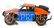 RC auto Racing rally, oranžovomodrá