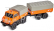 RC auto s přívěsem MB Unimog U406