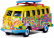 RC auto VW T1 Bus Flower Power 1:87