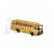 RC autobus Mercedes-Benz O 302 Bus Deutsche Post, žlutá