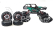 RC crawler CLIMBER s pásy i pneu, zelená
