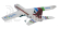 BAZAR - RC letadlo Airbus, červená