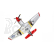 RC letadlo AMXFlight P51 4 kanály 3D/6G