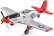 RC letadlo AMXFlight P51 4 kanály 3D/6G